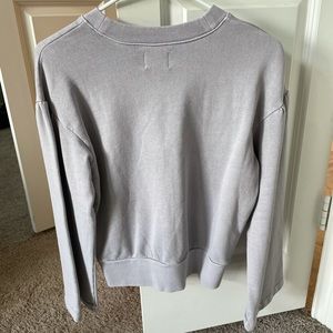 Purple wide armed sweater
